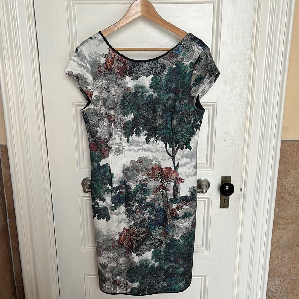White House Black Market Scenic Sheath Dress